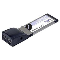SONNET TECHNOLOGIES Sonnet 2 Port FireWire 800 ExpressCard - 2 x 9-pin IEEE 1394b - FireWire - Plug-in Module