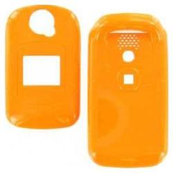 Wireless Emporium, Inc. Sony Ericsson W300i/Z530i Orange Snap-On Protector Case Faceplate