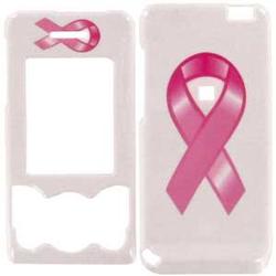 Wireless Emporium, Inc. Sony Ericsson W580i Pink Ribbon Snap-On Protector Case Faceplate