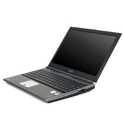 Sony VAIO SZ740N1 SZ Series Notebook Computer 1.4GHz Intel Intel Core 2 Duo T5270 / 1GB DDR2 SDRAM / 120GB Hard Drive / DVD RW / 13.3in 1280 x 800 Display / Int