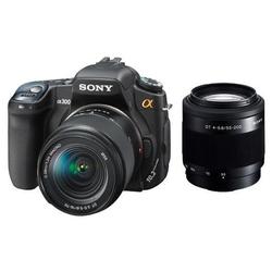 Sony alpha DSLR-A300 Digital SLR Camera with Dual Lens Kit - 10.2 Megapixel - 16:9 - 3.9x/3.6x Optical Zoom - 2.7 Active Matrix TFT Color LCD