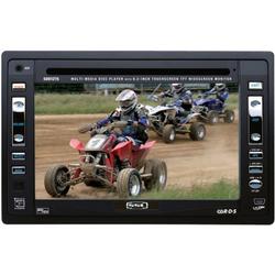 SoundStorm Sound Storm SD812TS Car Video Player - 6.2 TFT LCD - NTSC, PAL - DVD-R, CD-RW - DVD Video, WMA, MP4, MP3, SVCD - 320W AM, FM