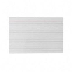Sparco Products Sparco Ruled Plain Index Cards - 4 x 6 - 90lb - 100 x Card - White
