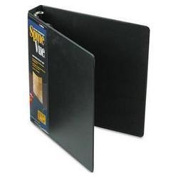 Cardinal Brands Inc. SpineVue® Round Ring View Binder, 1 1/2 Capacity, Black (CRD16701)