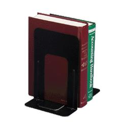 OFFICEMATE INTERNATIONAL CORP Standard Bookends, 5-7/8 x8-3/16 x9 , Black (OIC93071)