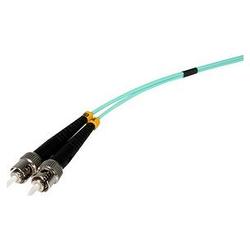 STARTECH.COM Startech.com 10Gb Fiber Optic Duplex Cable - 2 x ST - 2 x ST - 3.28ft - Aqua