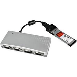 STARTECH.COM Startech.com 4 Port ExpressCard 16C950 Serial Card - ExpressCard/34 - 4 x DB-9 Male RS-232 Serial Via Connector Box) - Plug-in Module