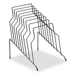 Fellowes Manufacturing Step File® Wire Organizer Rack, 8 Sections, Black (FEL72614)