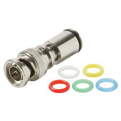 Steren 200-164 BNC-PermaSeal-II RG6 Quad Connector