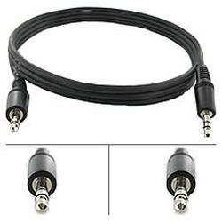 Abacus24-7 Stereo 3.5mm Male to Male Cable 6 ft