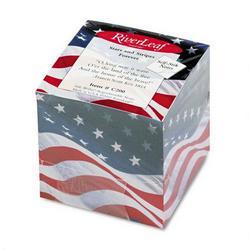 River Leaf Division Of Pci Stik Withit® Designer Note Cube®, Flag, 2 7/8 x 2 7/8, 625 Sheets (RRLC200)