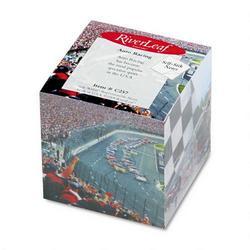 River Leaf Division Of Pci Stik Withit® Designer Note Cube®, Racing, 2 7/8 x 2 7/8, 625 Sheets (RRLC257)