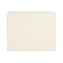 Sparco Products Straight Tab Cut File Folder, 11 Pt, 1-Ply, Letter, Manila (SPRSP111)