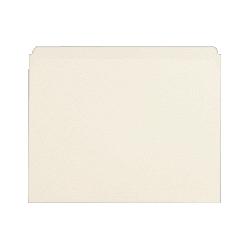 Sparco Products Straight Tab Cut File Folder, 11 Pt, 1-Ply, Letter, Manila (SPRSP111)