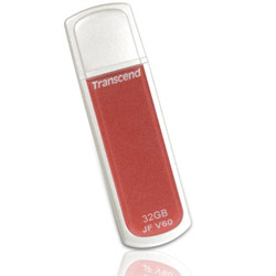 TRANSCEND INFORMATION TRANSCEND 32GB USB 2.0 FLASH DRIVE JETFLASH V60