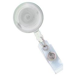 BRADY PEOPLE ID - CIPI TRANSLUCENT CLEAR BADGE REEL CLEAR STRA
