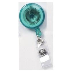 BRADY PEOPLE ID - CIPI TRANSLUCENT GREEN BADGE REEL CLEAR STR (2120-3654)