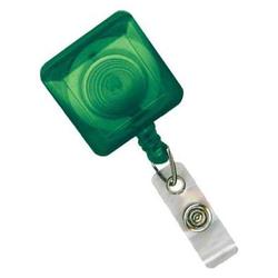 BRADY PEOPLE ID - CIPI TRANSLUCENT GRN SQR SPRING CLIP BDRL NO