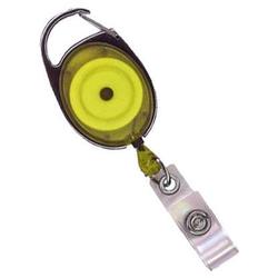 BRADY PEOPLE ID - CIPI TRANSLUCENT YELLOW PREMIER BADGE REEL