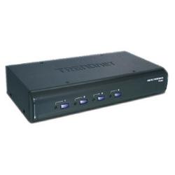 TRENDNET - BUSINESS CLASS TRENDnet TK-423K 4-Port USB / PS/2 KVM Switch Kit w/ Audio