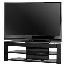 Techcraft MD65 TV Stand - Glass - Black