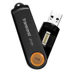 TRANSCEND INFORMATION Transcend 4GB JetFlash 220 Fingerprint USB 2.0 Flash Drive - 4 GB - USB - External