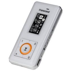 TRANSCEND INFORMATION Transcend T.sonic 630 2GB MP3 Player - FM Tuner, FM Recorder, Line-in Recorder, Voice Recorder - OLED - White