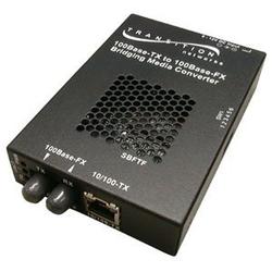 TRANSITION NETWORKS Transition Networks 10/100BASE-TX to 100BASE-FX Stand-Alone Media Converter - 1 x RJ-45 , 1 x LC - 10/100Base-TX, 100Base-FX