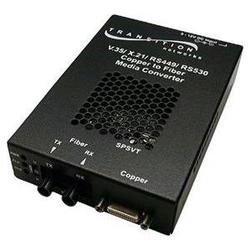 TRANSITION NETWORKS Transition Networks Copper To Fiber Media Converter - 1 x DB-9 RS-232 , 1 x SC (SRS2F3129-102)