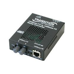 TRANSITION NETWORKS Transition Networks Just Convert-IT 100BASE-TX to 100BASE-FX Stand-Alone Media Converter - 1 x RJ-45 , 1 x SC - 100Base-TX, 100Base-FX (J/FE-CF-04(SC)-UK)
