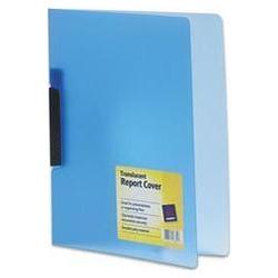 Avery-Dennison Translucent Report Cover with Swing Clip, 25 Sheet Capacity, Blue (AVE47821)