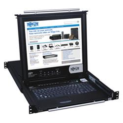 Tripp Lite NetDirector B020-008-17-IP 8-Port IP KVM Switch - 8 x 1 - 8 x HD-15 Keyboard/Mouse/Video - 1U - Rack-mountable