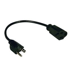 Tripp Lite P022-001 Power Extension Cable - 130V AC - 1ft - Black