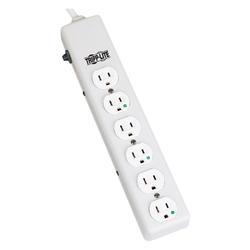 Tripp Lite PS-602-HG 6 Outlets Power Strip - NEMA 5-15P - Receptacle: 6 x NEMA 5-15R Hospital Grade - 1.5ft Input