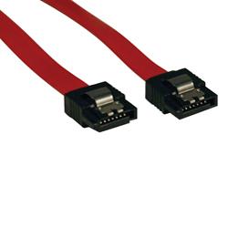 Tripp Lite Serial ATA Signal Cable - 1 x SATA - 1 x SATA - 8 - Red