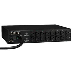 Tripp Lite Switched, Metered PDU with Remote Monitoring - 2U Rackmount Power Distribution Unit for Networks with Individually Switchable Outlets, Current Meteri