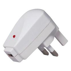 Eforcity UK Universal USB Travel Charger Adaptor, White