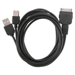 Eforcity USB / 1394 Y Cable for Apple iPod, Black