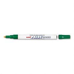 Faber Castell/Sanford Ink Company Uni® Paint Opaque Oil Based Paint Marker, 1.5mm Fine Point, Green (SAN63704)