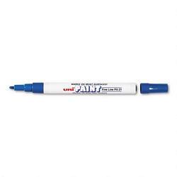 Faber Castell/Sanford Ink Company Uni® Paint Opaque Oil Based Paint Marker, 1.5mm Fine Point, Light Blue (SAN63709)