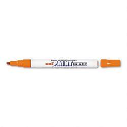 Faber Castell/Sanford Ink Company Uni® Paint Opaque Oil Based Paint Marker, 1.5mm Fine Point, Orange (SAN63707)