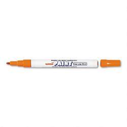 Faber Castell/Sanford Ink Company Uni® Paint Opaque Oil Based Paint Marker, 1.5mm Fine Point, Orange (SAN63707)