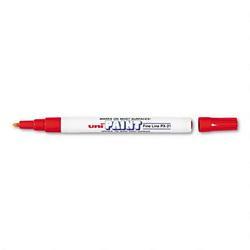 Faber Castell/Sanford Ink Company Uni® Paint Opaque Oil Based Paint Marker, 1.5mm Fine Point, Red (SAN63702)