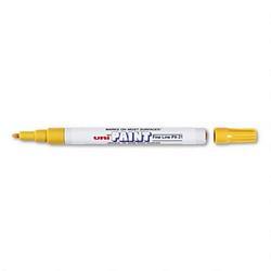 Faber Castell/Sanford Ink Company Uni® Paint Opaque Oil Based Paint Marker, 1.5mm Fine Point, Yellow (SAN63705)
