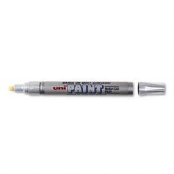 Faber Castell/Sanford Ink Company Uni® Paint Opaque Oil Based Paint Marker, 4.5mm Medium Point, Metallic Silver (SAN63614)