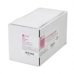 Universal Office Products Universal Office 1-Across Dot Matrix Printer Label - 3000 / Box - White