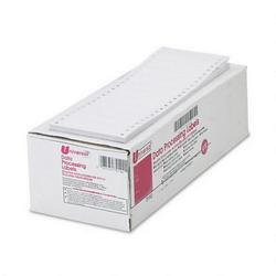 Universal Office Products Universal Office 1-Across Dot Matrix Printer Label - 5000 / Box - White (70102)