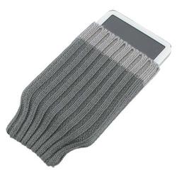 Eforcity Universal Sock iSock Gray Beanie Cap / Sock for Apple iPod Nano, Photo, Video, Microsoft Zune or MP3
