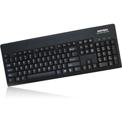 UNOTRON Unotron Washable Antibacterial Keyboard - USB - 104 Keys - Black (S6000K-B-MT)