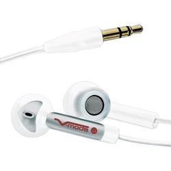 V-Moda bass frq Noise Isolating Earbuds (White)